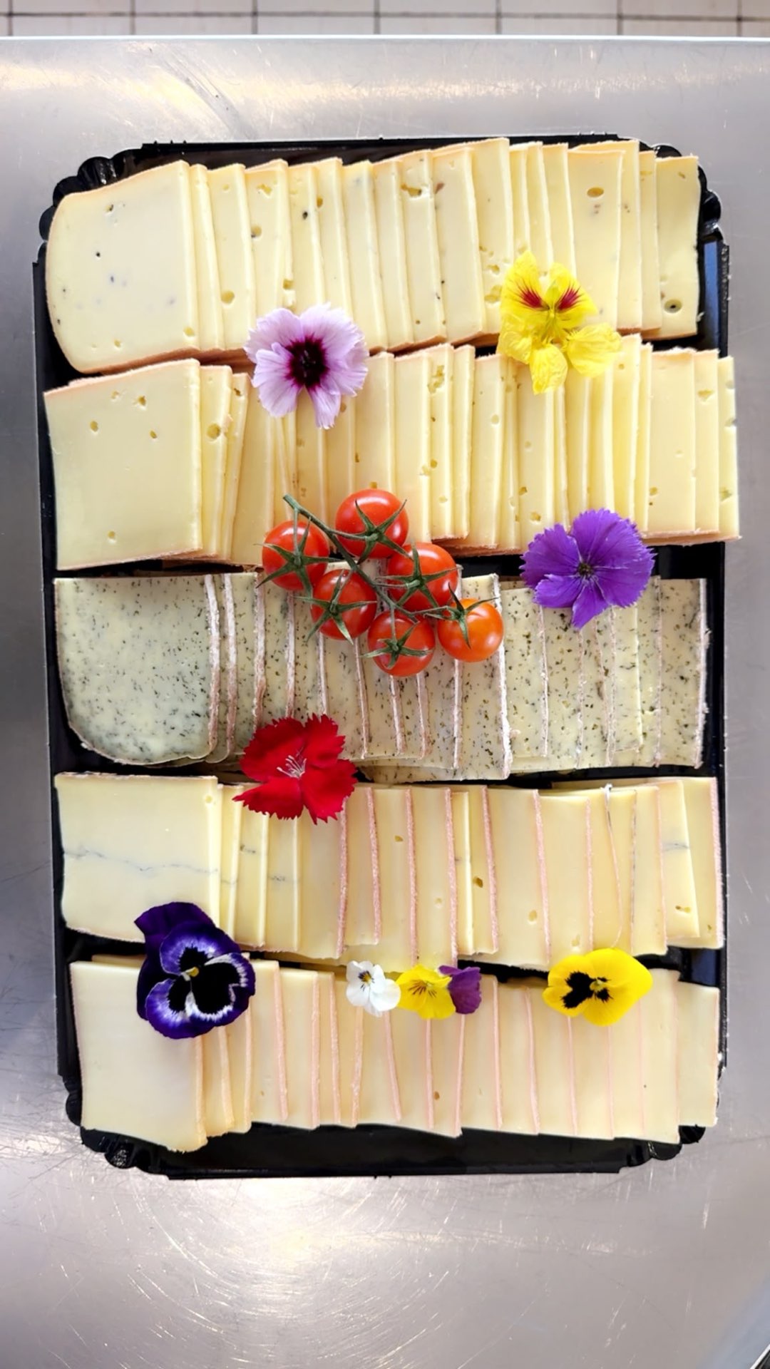 Assortiment de fromages fleuris